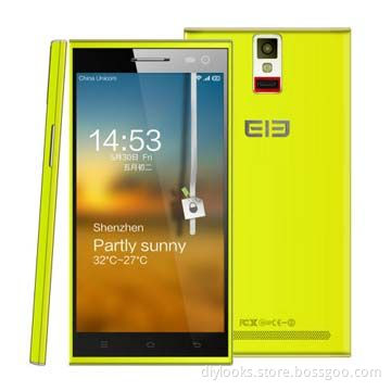 Elephone P2000 16GB Yellow, 5.5-inch 3G Android 4.4.2 IPS Screen Phablet